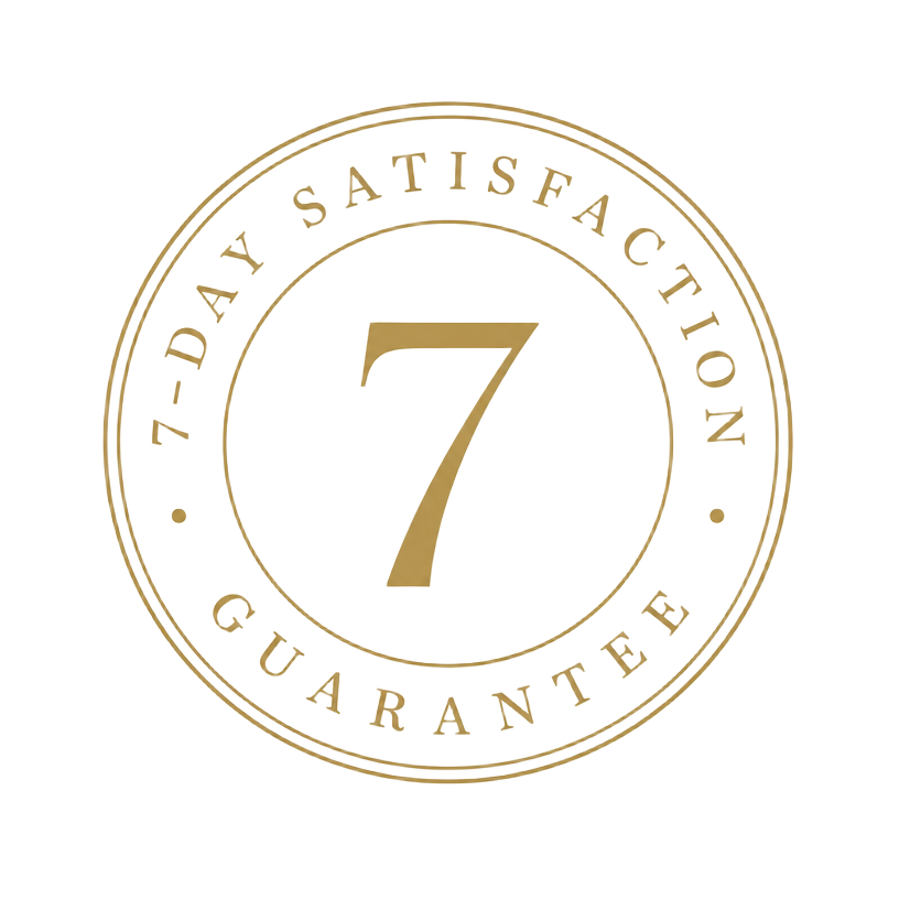7-Day Satisfaction Guarantee seal